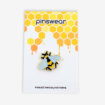 Ręcznie malowany pin w złoto błysku owad trzemiel od producenta metalowych pinów od Pinswear